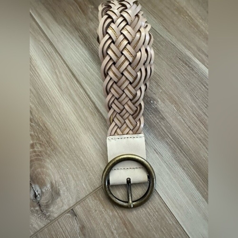 Boho Braided Leather Belt 2XzL
